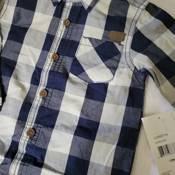 Lee 12 month set 2 shirts NWT. Mixed Bin Z29 - Picture 3 of 3